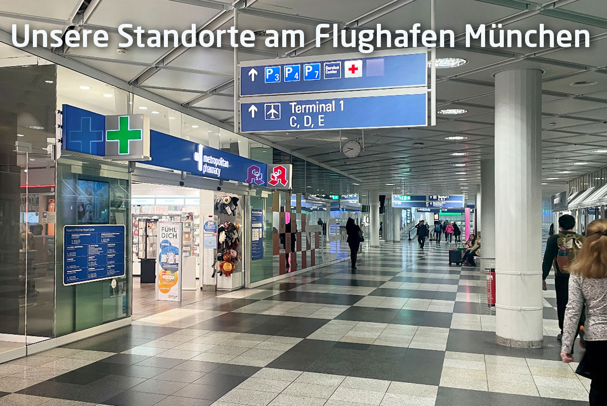 Unsere Standorte am Flughafen